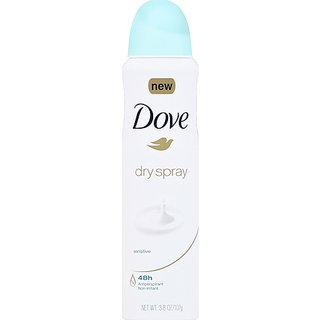Dove Dry Spray Antiperspirant Sensitive Skin 3.8 Oz