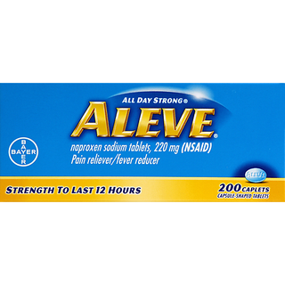 Aleve Pain Reliever/Fever Reducer, 220 Mg, Caplets