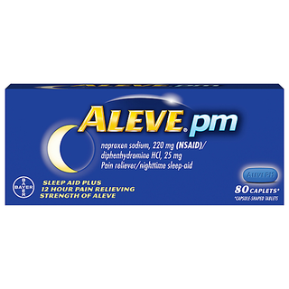 Aleve Pm Sleep Aid Plus Pain Relief Caplets