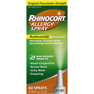 Rhinocort 24 Hour Allergy Relief Nasal Spray Budesonide - 60 Sprays