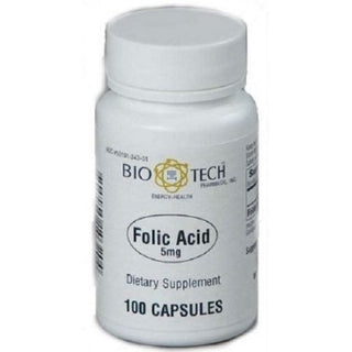 Bio-Tech Folic Acid 5 Mg 100 Caps