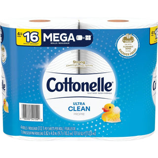 Cottonelle Ultra Clean Toilet Paper With Active Cleaning Rolls