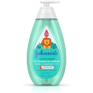 Johnson's Baby No More Tangles, 2 In 1 Hair Shampoo And Conditioner, 13.6 Oz