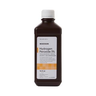 McKesson Antiseptic Hydrogen Peroxide 3 Strength 16oz Bottle