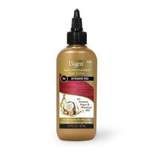 Bigen Semi Permanent Hair Color #R4 Intensive Red 3 Oz