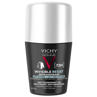 Vichy Deodorant Roll-on Invisible Resist 72H Homme, 50 Ml