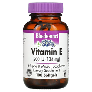 Bluebonnet Nutrition, Vitamin E, 200 IU, 100 Softgels