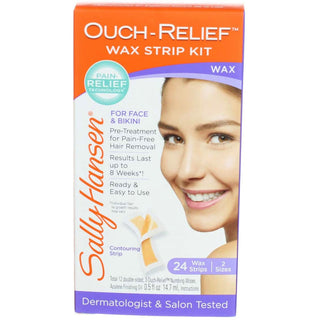 Sally Hansen Ouch Relief Face Wax Strips 1
