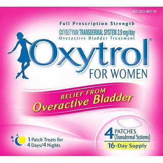 Oxytrol For Women Overactive Bladder Treatment Patches