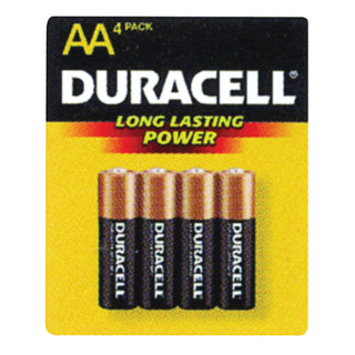 Duracell Coppertop AA Batteries with Power Boost Ingredients, 10-Year Shelf Life, 4 Count