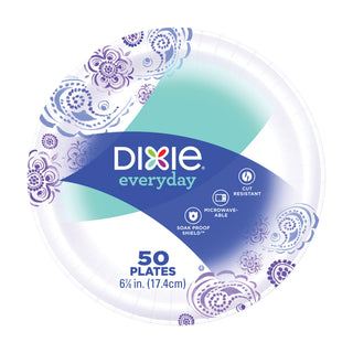 Dixie Everyday Paper Plates 6.78 Inch