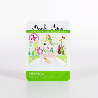 MaskerAide DETOX DIVA Hydrating Facial Sheet Mask 23g