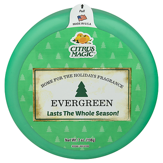 Citrus Magic Solid Air Freshener, Evergreen 7 Oz