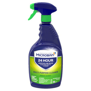 Microban Multi Purpose Cleaner, 24 Hour, Fresh Scent 32 Fl Oz