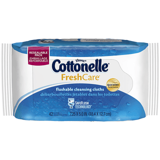 Cottonelle Fresh Care Kleenex Flushable Cleansing Cloths 42 Ct Pack