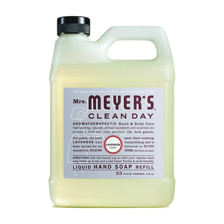 Mrs. Meyer's Clean Day Liquid Hand Soap Refill, Lavender Scent - 33 Fl Oz