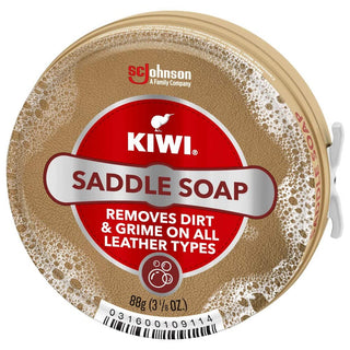 Kiwi Saddle Soap, All Leather Types 3.125 Oz