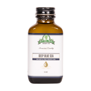 Stirling Soap Co. Deep Blue Sea Beard & Preshave Oil 3 Oz