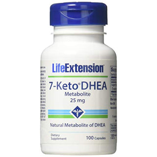 Life Extension 7-Keto DHEA, Metabolite, 25 Mg, 100 Capsules