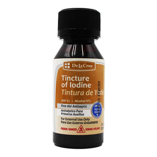 De La Cruz First Aid Antiseptic, Tincture Of Iodine