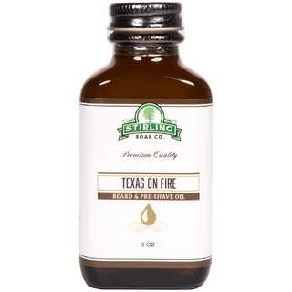 Stirling Soap Co. Texas on Fire Beard & Preshave Oil 3 Oz
