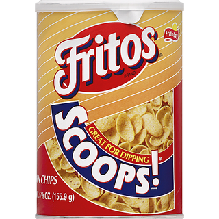 Fritos Scoops! Corn Chips 5.5 Oz. Canister