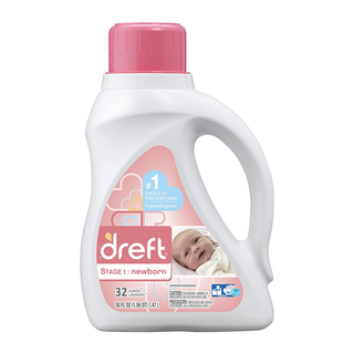 Dreft Stage 2: Active Baby Liquid Laundry Detergent, 32 Loads 50 Fl Oz