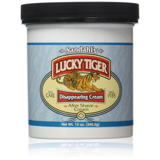 Lucky Tiger Disappearing Cream After Shave Cream 12oz