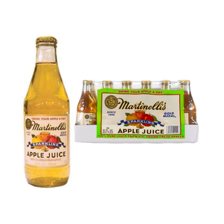 Martinelli's Gold Medal 100% Sparkling Apple Juice 10.00 Fl Oz