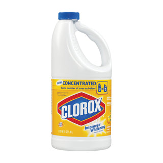 Clorox 30779 Concentrated Liquid Bleach, Lemon Fresh Scent, 64 Oz