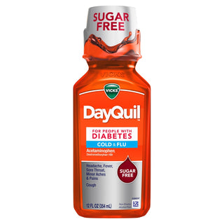 Vicks DayQuil Diabetes Cold & Flu Liquid