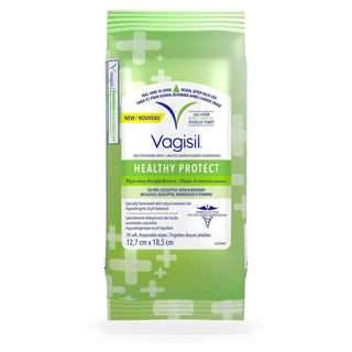 Vagisil Healthy Detox Daily Freshening Wipes, pH-Balanced, 20 Count
