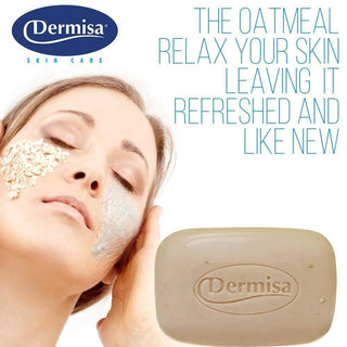 Dermisa Exfoliating Oatmeal Soap Bar 3 Oz