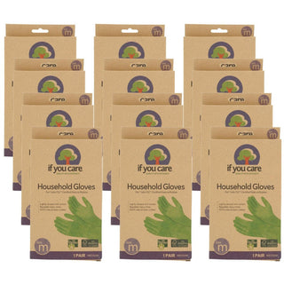 If You Care Natural Latex Rubber Household Gloves Medium