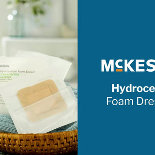 McKesson Lite Adhesive Silicone Foam Dressing With Border Sterile