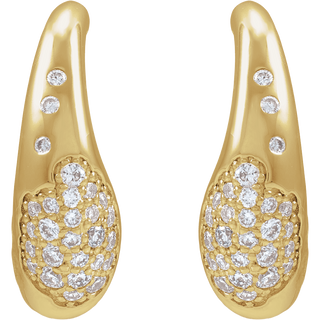 Élodie Pavé Diamond Hoops