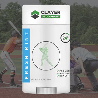 Natural Deodorant Baseball Players - 3.35 OZ - NEW FORMULA