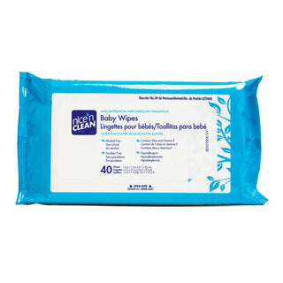 Professional Disposables Nice'n Clean Baby Wipe Soft Pack, 40 Wipes Q70040