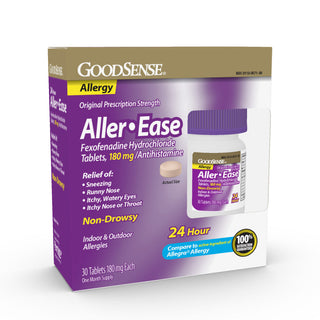 GoodSense Aller Ease, Original Prescription Strength, 180 Mg, Tablets