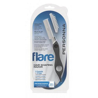 Personna Flare Hair Shaping Razor With 5 Glide Coated Blades Free