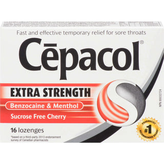 Cepacol Sore Throat, Sugar Free, Extra Strength, Lozenges, Cherry
