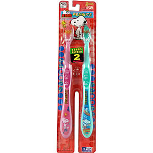 SmileGuard Toothbrushes, Peanuts, Soft, 018, Bonus Pack