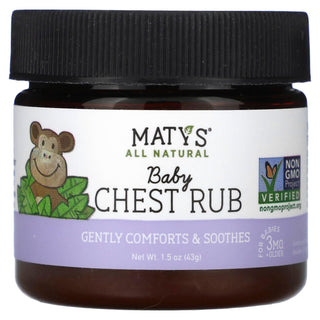 Maty's All Natural Baby Chest Rub - 1.5oz