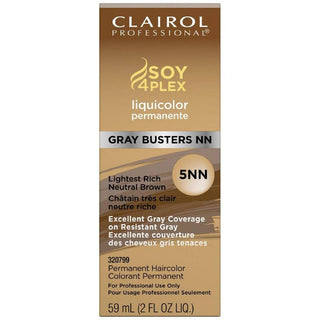 Clairol Professional Soy4Plex 5NN Lightest Rich Neutral Brown LiquiColor Permanent Hair Color