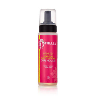 Mielle Organics Brazilian Curly Cocktail Curl Hair Mousse, 7.5 Oz