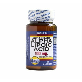 Basic Vitamins Alpha Lipoic Acid 100 mg – Universal Antioxidant (Capsules)