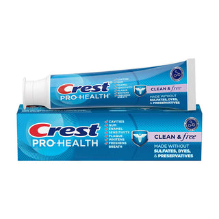 Crest Toothpaste, Fluoride, Clean & Free 4.3 Oz