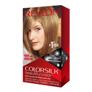 Revlon Color Silk Hair Color, Permanent, Dark Blonde 61