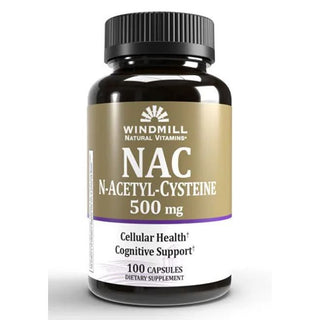 Windmill Vitamins® NAC - 500mg (100 Capsules)
