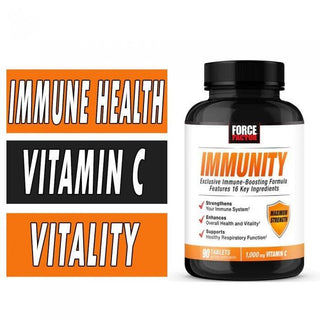 Force Factor Immunity With Elderberry Vitamins C & D Zinc Quercetin & Echinacea 90 Tablets